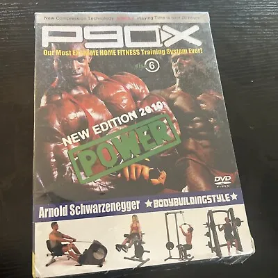 P90X New Edition 2010 Power DVD Set Arnold Schwarzenegger Bodybuilding Rare • $600