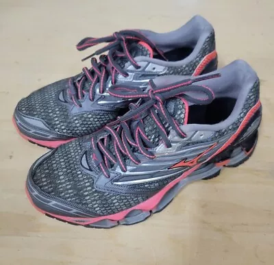 Mizuno Wave Prophecy 5 Grey Pink Size 7 • $40