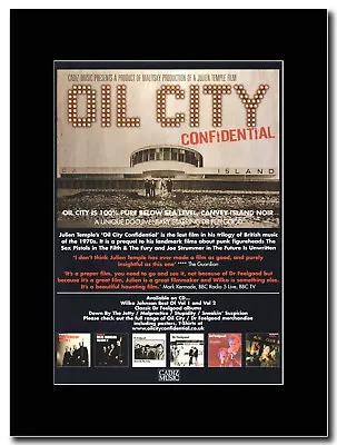 Dr. Feelgood - Oil City...Confidential - Matted Mounted Magazine Artwork • £16.99