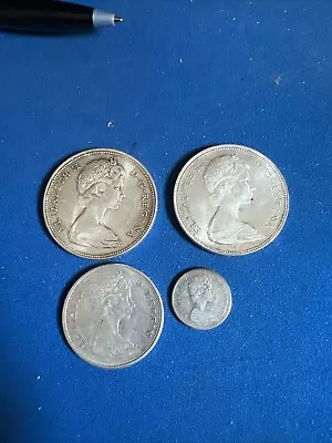 2-1966 Canada $1 Silver Coin 1-50 Cent Silver Canada Coin 1-dime Bicent Canada • $50