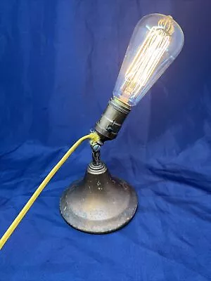 Antique Greist Industrial Small Lamp Articulating Hanging Wall Light WORKS!! • $39.99