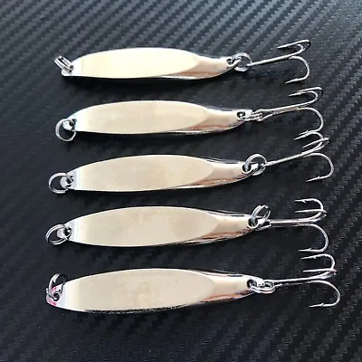 $11.95 • Buy 5x Metal Slice 21g Fishing Lures  Micro Jig Bait Slugs Tackle Salmon Tailor Jigs