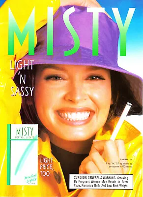 Misty Cigarette Ad #32 Rare 1996 Vintage Out Of Print  • $9.99