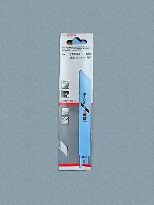 Bosch S922EF Metal Reciprocating Sabre Saw Blades Thin Sheet 100mm • £9.99