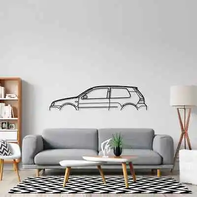 Golf R32 Wall Art Home Decor 3D Acrylic Metal Car Auto Poster USA Silhouette • $87.99