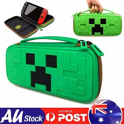 For Nintendo Switch Hard Case Minecraft Protective Hard Travel Carry Case Pouch • $22.89