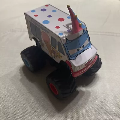 Disney Pixar Cars Iscreamer Maters 3  Tall Tales Monster Truck Rare HTF Toy Car • $7