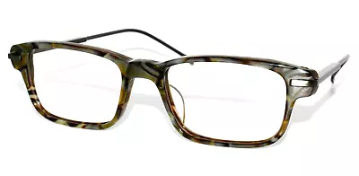 New Eyeglasses Morgenthal Frederics New York Empire 842 Olive Grey  50-18-145 • $47.99