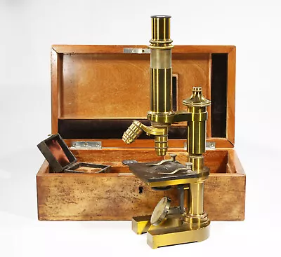 1889 Leitz Microscope + Accessories + Case • $345