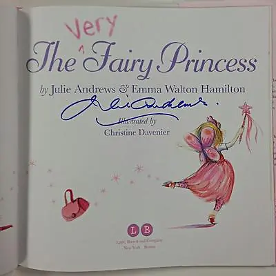 $123.49 • Buy JULIE ANDREWS Signed The Very Fairy Princess Book Autograph Signed Edition