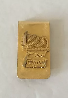 Vintage Fremont Hotel Las Vegas Money Clip Gold Tone Color • $11.99