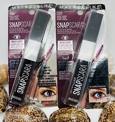 Maybelline SnapScara Mascara 320 Black Cherry Washable - Set Of 2 • $7.25