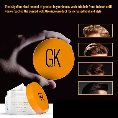 GK HAIR Shaping Hair Wax Styling Product For Men Matte Textured Pliable Hold • $21.75