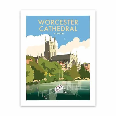 £9.99 • Buy Worcester Cathedral 28x35cm Art Print By Dave Thompson