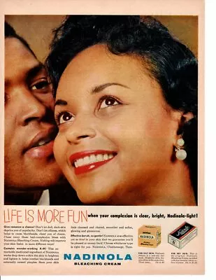 Vintage Beauty Fashion Ad 1961 Skin Nadinola Life Is More Fun Clear Complexion • $9.95