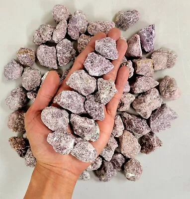 Raw Lepidolite Crystals - Raw Crystals Bulk - Rough Gemstones Wholesale • $10.90