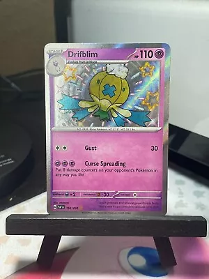 Pokémon TCG Drifblim Scarlet & Violet: Paldean Fates 156/091 Holo Shiny Rare • $1.99