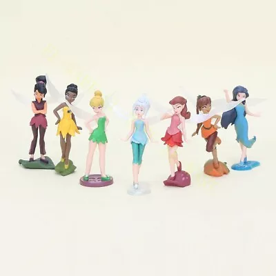 7Pcs Tinkerbell Fairies Princess Action Figure 10cm Doll Toy Model Children Gift • $21.99