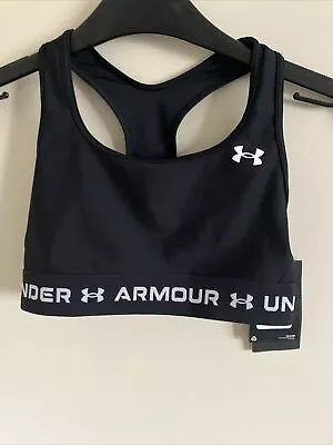 Ladies Black Bra Size XS By Under Armour • £4.99