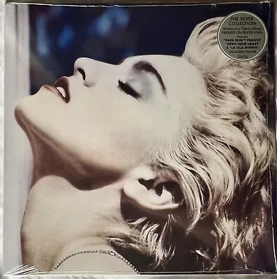 Madonna  True Blue  LP Silver Vinyl W/Poster Sire Records RCD1-25442 • $52.99