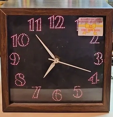 Fiber Flickers Vintage Fiberoptic Clock Electroptic Display MCM Mason City Iowa • $199.99