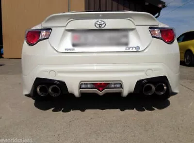 STAINLESS STEEL DUAL EXHAUST TIPS 4.0 2.5 GT86 FT-86 FR-S JDM FOR Scion • $180.40