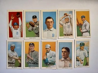 1988 Card Collectors Company '09-11 T206 Reprints BROOKLYN DODGERS Set Of 27 • $25.99