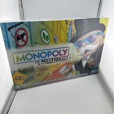 Monopoly For Millennials By Hasbro Board Game 2018 NEW SEALED • $9.99