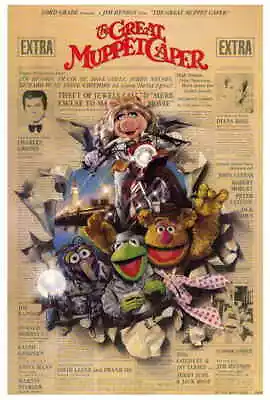 THE GREAT MUPPET CAPER Movie Poster 27x40  Theater Size - Licensed | New • $24.99