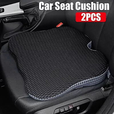 2x Car Seat Cushion Memory Foam Thick Wedge Office Chair Comfort Universal Mat • $52.89