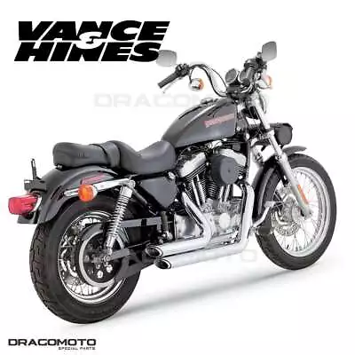 Harley XL 1200 C Sportster Custom 1999-2003 17223 Full Exhaust Vance&Hines Sh... • $607.31