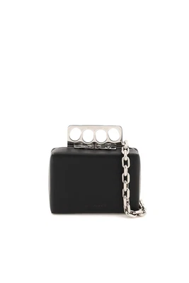 $2023.35 • Buy Alexander Mcqueen Mini Grip Crossobody Bag  Black Leather