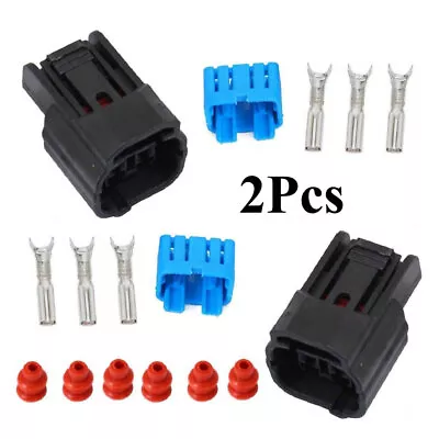 2x Fit Honda S2000 AP1 F20 AP2 F22 Cam Position Sensor Connector Plug Kit 2-Pin • $12.19