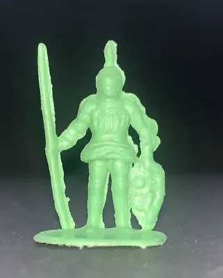 Vintage Medieval Knight Miniature Figure Shield And Pike Suit Of Armor Toy • $1