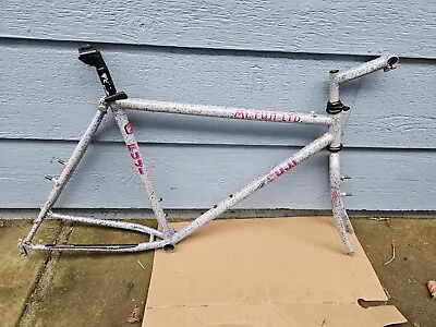 Vintage 1991 Fuji Mt. Fuji Ltd Mountain Bike Frame 20  Large Tange Blue Spatter • $200