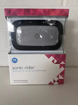 NEW In Original Box MOTOROLA SONIC RIDER Bluetooth In Car Speakerphone • $18.99