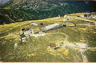 Mt Washington NH Aerial View Summit Building New Hampshire Vintage Postcard 1959 • $7.98