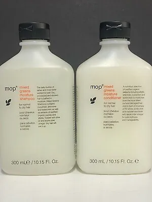 $30 • Buy MOP Mixed Greens Moisture Shampoo & Conditioner For Normal To Dry-10.15 Floz Eac