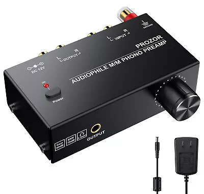 Phono Turntable Preamp Mini Electronic Stereo Audio Phonograph Preamplifier RCA • $28.95