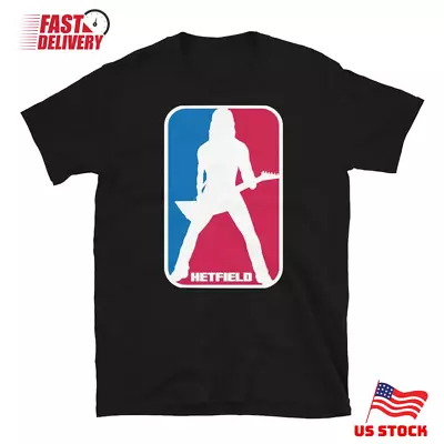 James Hetfield Sport Logo Shirt Metallica Heavy Metal T-shirt Best Gifft For Fan • $15.98