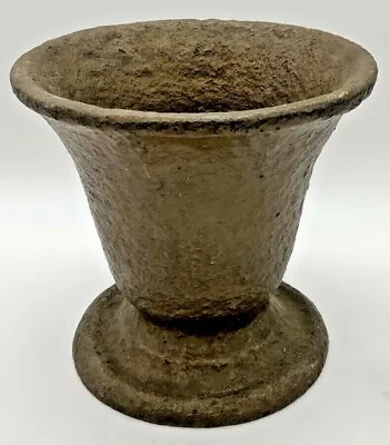 Civil War Era Antique Mortar Large Heavy Hand Forged Cast Iron Apothecary • $45