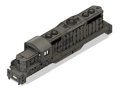 N Scale EMD Western Maryland GP9m Chop Nose Locomotive Shell • $25