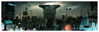 Pablo Olivera Blade Runner 2049 LAPD Poster 12x36 Bottleneck Gallery Print MONDO • $120