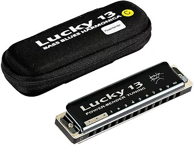 Lucky 13 Bass Blues Harmonica - PowerBender Tunning-TWO HARPS IN ONE! AU Stock • $76.99