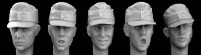 Hornet Heads - 5 Heads Wearing German M1943 Field Caps - HGH/1 • £9.50