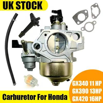 16100-ZE3-V01 Carburetor Carb For Honda GX340 11HP GX390 13HP GX420 16HP Engines • £10.29