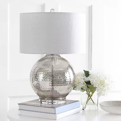 SAFAVIEH Adalius Glass Table Lamp | Silver | • $93.44