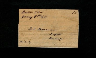 $257.95 • Buy  Ruther Store  VA 1850 CAROLINE CO. 1pg Francis Scott - R J Thornton, Newport KY
