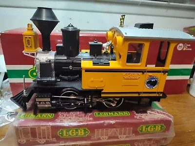 Lgb 2017 Yellow  Lake George & Boulder 0-4-0 Steam Engine With Smoke • $135