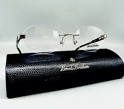 Brooks Brothers BB 1051/1681 Men's Eyeglasses 55-17-145mm -Rimless-100% Original • $37.01